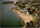 29 - Tréboul - La Plage Des Sables Blancs Au Lointain, L'ile Tristan Et Le Port De Douarnenez (vue Aérienne) - Tréboul