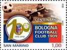 REPUBBLICA DI SAN MARINO - ANNO 2009 - CENTENARIO DEL BOLOGNA FOOTBALL CLUB 1909 - NUOVI ** MNH - Ongebruikt