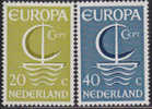 Paesi Bassi 1966 Europa 2 Vl  Nuovi Serie Completa - 1966