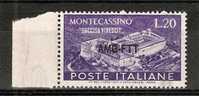 1951 TRIESTE A MONTECASSINO VARIETà MNH ** - VR6752 - Ongebruikt