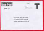 Enveloppe Réponse T MIEUX VIVRE VOTRE ARGENT (2518) - Cards/T Return Covers