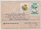 USSR Cover Sent To Germany 22-1-1986 With FLOWER And Aeroplane Stamps - Brieven En Documenten