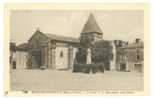 BUSSIERE-POITEVINE (87) - CPA - L'église Et Le Monument Aux Morts - Bussiere Poitevine