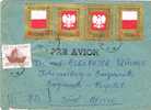 Carta Certificada Aerea SZECIN (polonia) 1970 A South Africa - Brieven En Documenten
