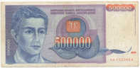 Yougoslavie - 500.000 Dinara - 1993 - Pick 119 - Joegoslavië