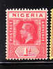 Nigeria 1914-27 King George V 1p Mint - Nigeria (...-1960)