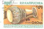 TIMBRE DE KAMPUCHEA 0.40 RIEL OBLITERE - Kampuchea