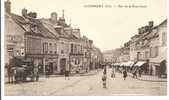 60 -  CLERMONT  -  Rue De La République   - Animée Voiture Detransport à 2 Chevaux, Magasins, Pubs Picon, Kub... - Clermont