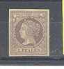 ES056-L3807TTAN-España Spain Espagne. ISABEL II 1860/1.(Ed 56F).con Charnela.LUJO - Unused Stamps