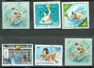 WATER-POLO Lot N°04, 6 Timbres: Hongrie - Sao Tome E Principe - Benin - Atlanta 1996 - - Water Polo