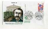 - FRANCE . TIMBRE EUROPA 1980 SUR ENVELOPPE FDC ARISTIDE BRIAND  . CACHET 1er JOUR STRABOURG 26/4/80 - 1980