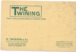 Buvard The Twining - Café & Thé
