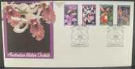Australia 1986 Native Orchids FDC - Brieven En Documenten