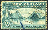 New Zealand #82 (SG #258) 2sh Milford Sound Used From 1898 - Gebruikt