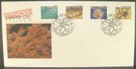 Australia 1986 Venomous Marine Life FDC- 3c,45c,60c,70c Stamps - Cartas & Documentos