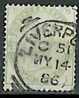 GREAT BRITAIN - 1883/84 QUEEN VICTORIA 4d Green LIVERPOOL CANCELLATION - V2006 - Used Stamps