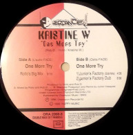 KRISTINE  ONE MORE TRY    ALBUM DOUBLE - 45 Toeren - Maxi-Single