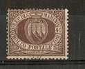 1892-94 SAN MARINO USATO STEMMA 40 CENT - RR6806 - Oblitérés