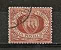 1892-94 SAN MARINO USATO STEMMA 65 CENT - RR6806 - Usados