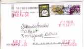 GOOD USA Postal Cover To ESTONIA 2010 - Good Stamped: Rings ; Flowers - Cartas & Documentos