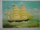 2939 SHIP  BARCO BARK  DORIS GERDES GERMANY  POSTCARD YEARS  1960  OTHERS IN MY STORE - Hausboote