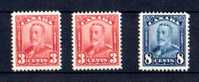 Canada 1928-29 Georges V, 131-134 *, Cote 46 € - Ungebraucht