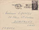 LETTRE GRIFFE PAQUEBOT  1951  COMPAGNIE GENERALE TRANSATLANTIQUE - Posta Marittima