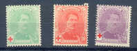 Belgie - Belgique Ocb Nr :   129a - 131 * MNH   (zie  Scan) L - 1914-1915 Rotes Kreuz