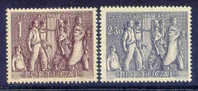 ! ! Portugal - 1951 National Revolution - Af. 739 To 740 - MH - Ungebraucht