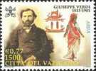 STATO CITTA' DEL VATICANO - VATIKAN STATE - GIOVANNI PAOLO II - ANNO 2001 - GIUSEPPE VERDI - NUOVI MNH ** - Ungebraucht