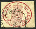 Finland #2 Used 10k Rose Of 1856, Expertized - Usati