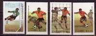 D0404 - ZAMBIA Yv N°356/59 ** FOOTBALL - Zambia (1965-...)