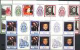 AA0297 Hong Kong 1986 Queen Mother´s Visit 5v Block Of 4 MNH - Neufs