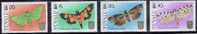 Tuvalu  1980 Yvertn° 135-38 *** MNH Cote 2,50 € Faune Papillons Vlinders - Tuvalu