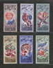 RUSSIA USSR ZSSR SOVIET UNION 1977 20 YEARS OF SPACE EXPLORATION SET OF 6 NHM (**) - Russie & URSS