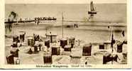 NORDSEEBAD WANGEROOG  - Strand Bei Ebbe . - 1922 -  CARTE ANIMEE  - ( Trace Pliure Bas Droit ) - Wangerooge