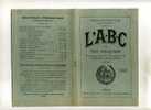 - L'A.B.C DU PETIT STENOGRAPHE . 3e EDITION ARRAS - Contabilidad/Gestión