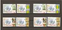 Azerbaidjan 2006 / 50 Years Europa / Set 4 Val Perf + 4 Val 5 Imperf. (OVERPRINT) - 2006