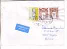 GOOD HUNGARY Postal Cover To ESTONIA 2002 - Good Stamped: Architecture ; National Pattern - Lettres & Documents