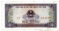 BILLET VIETNAM - P.85 - 1980 - 2 DONG - BATEAU - PONT - RIVIERE - TEMPLE - Vietnam