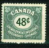 1955 48 Cent Canada Unemployement Insurance Stamp #FU40   MNH Full Gum - Fiscale Zegels