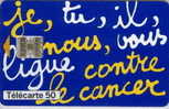 # France 699 F721 LIGUE CONTRE LE CANCER 50u Sc7 02.97 Tres Bon Etat - 1997