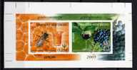 EUROPA CEPT MONTENEGRO 2005  CRNA GORA GASTRONOMIA IMPERFORATE SOUVENIR SHEET NEVER HINGED - 2005