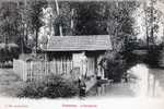 CHAOURCE - L'ARMANCE - TRES BELLE CARTE SEPIA ANIMEE AVEC LAVOIR ET PECHEUR A LA LIGNE -  TOP !!! - Chaource