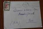 1956 LETTRE DU MAROC RABAT PROTECTORAT FRANCAIS OMEC FLAMME POUR NICE 06 MARCOPHILIE PAR AVION AIR MAIL - Covers & Documents