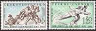 Tsjechoslawakia 1960 Squaw Valley Winter Olympics Set Michel 1183 / 1184 MH - Hiver 1960: Squaw Valley