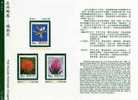 Folder 1995 Bulb Flower Stamps Showy Lily Blood Lily Hyacinth Flora Plant - Natur