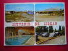 CPM TOILEE-11-AUDE  -SOUVENIR DE SIGEAN-MULTI-VUES-3 PHOTOS DE LA CARTE - Sigean