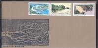 CHINE T156FDC Soie/silk Projet D´irrigation De Dujiangyan - 1990-1999