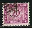 ● ITALIA 1947 / 54 - SEGNATASSE - N. 106 Usato - Fil. SA - Cat. ? €  - Lotto N. 5900 - Taxe